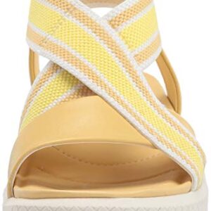 Franco Sarto Womens Niko Sandal Light Yellow 7.5 M