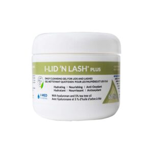 i-med pharma i-lid 'n lash | daily cleansing gel for lids and lashes (60 wipes) (i-lid 'n lash plus)
