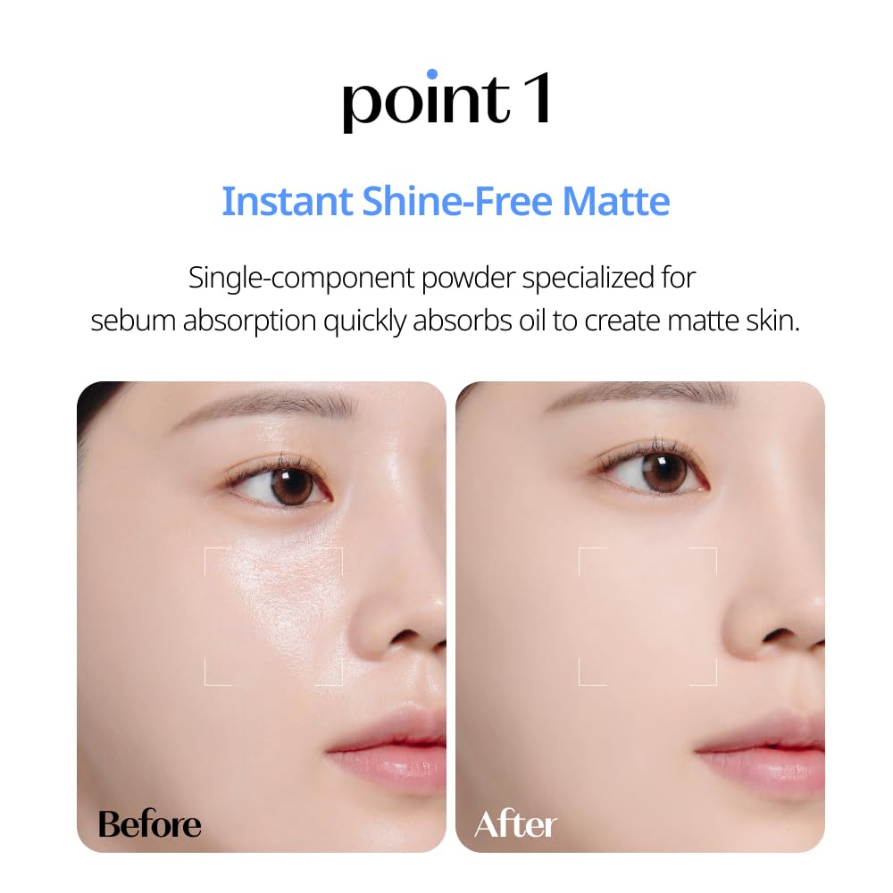 ETUDE Sebum Soak Powder 5g (21AD) | Makeup Powder for Oily Face with Sebum Control, Soft Skin Effect and Matte Finish | Flawless Long-Lasting Make up | Kbeauty