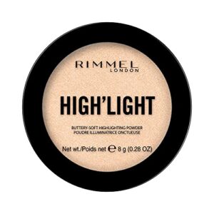 rimmel london high'light - 001 stardust - highlighter, weightless texture, buttery-soft formula, buildable, 0.28oz
