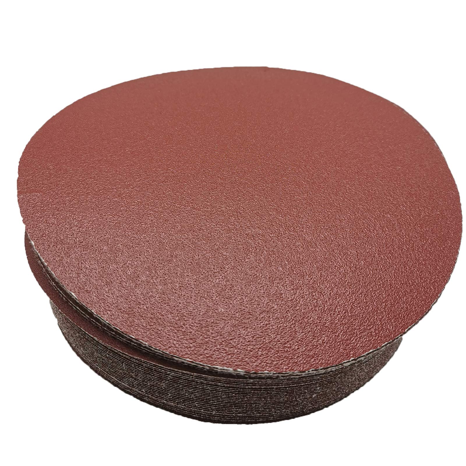 LUXUFUL 40 Pcs 7-Inch 80 Grit Hook and Loop Sanding Discs Sandpaper for Random Orbit Sander