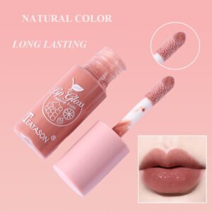 10 Colors Lip Stain Long Lasting Waterproof, Tinted Cheek & Lip Stain, Korean Lip Tint, tinta para labios, Mini Liquid Lipstick Set