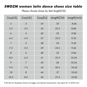 SWDZM Men&Women Ballroom Dance Shoes Lace-up Closed Toe Latin Modern Performance Dance Practice Teaching Shoes,902HC,Heel-1.97'',Black,6.5 US