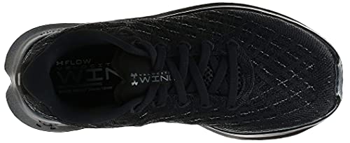 Under Armour Womens Flow Velociti Wind Synthetic Textile Black Black Trainers 8 US