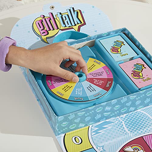 Hasbro Gaming Girl Talk Truth or Dare Board Game for Teens and Tweens, Inspired by The Original 1980s Edition, Ages 10 and Up, for 2-10 Players