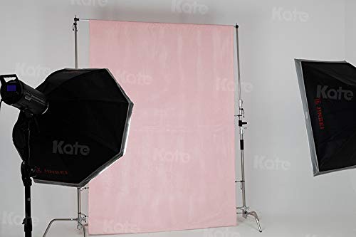 Kate 6ft×9ft Solid Light Pink Backdrop Portrait Photography Background for Photography Studio Children and Headshots Light Pink Backdrop Background for Photography Photo Booth