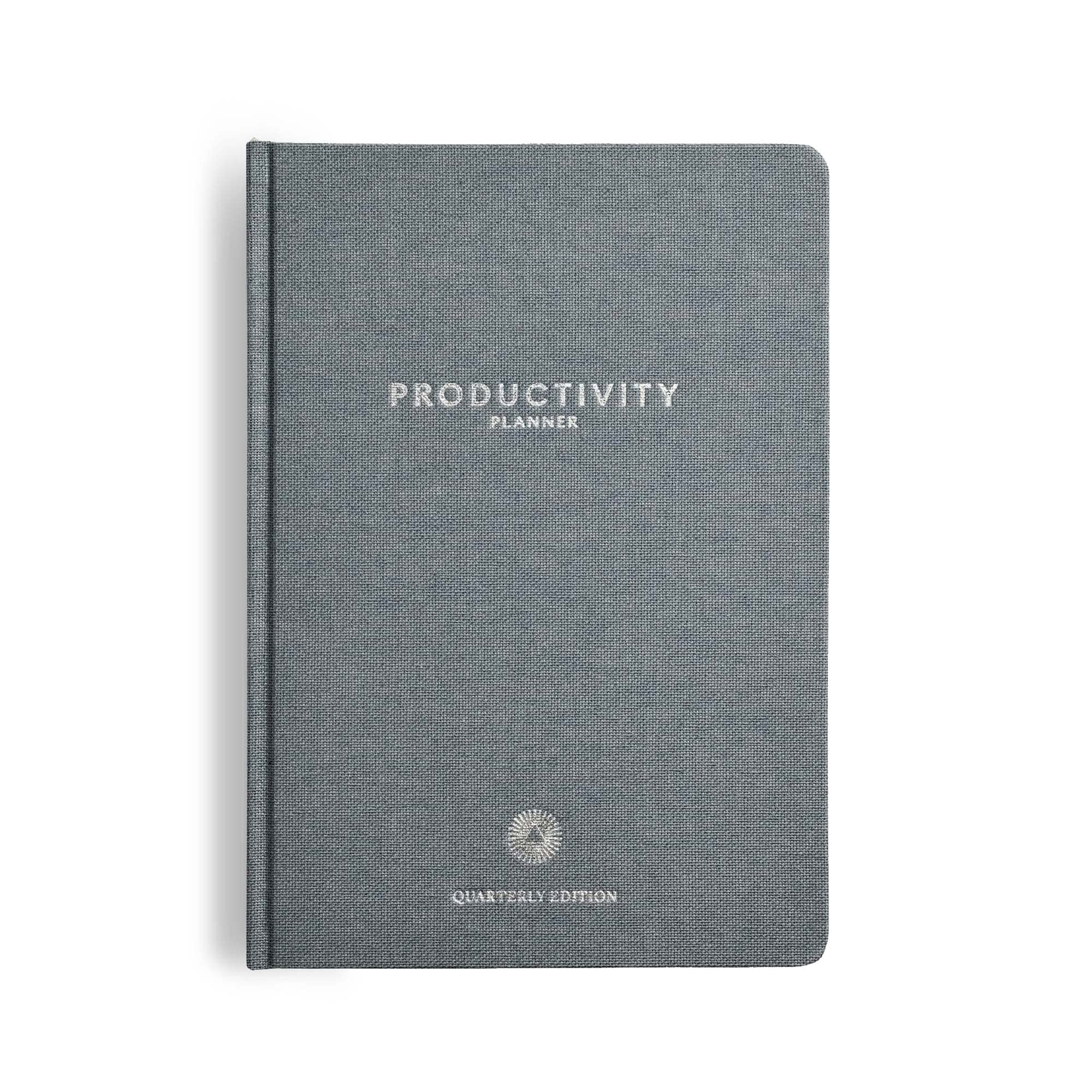 3-Month Productivity Planner, Productivity Tools for Time-Management and Mindfulness, Tear-Out To-Do List, A5 Undated Quarterly Planner, Gray - Intelligent Change