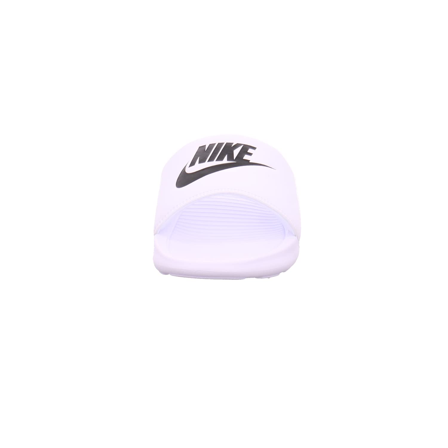 NIKE Men's Slide Slipper, White Black White, 9