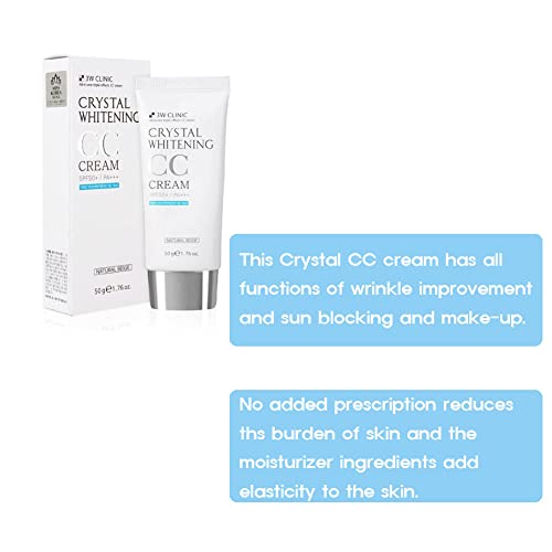 [3W CLINIC] Crystal CC Cream 50ml SPF50 PA+++ ( Natural Beige)/ Multi-CC cream, Sun Block / Korean Cosmetics