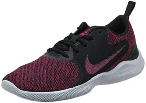 nike women's wmns flex experience rn 10 running shoe, black fireberry dk smoke grey iron grey, 8