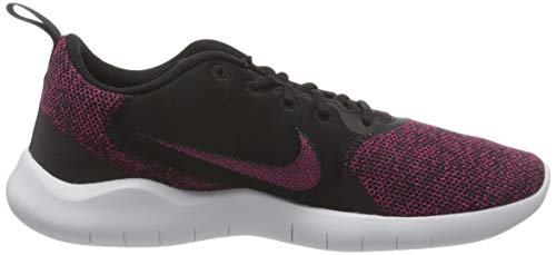 NIKE Women's WMNS Flex Experience RN 10 Running Shoe, Black Fireberry Dk Smoke Grey Iron Grey, 8