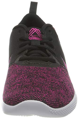 NIKE Women's WMNS Flex Experience RN 10 Running Shoe, Black Fireberry Dk Smoke Grey Iron Grey, 8