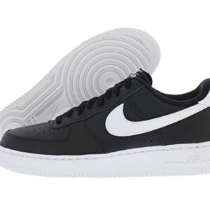 NIKE Men's Low-Top Sneakers Basketball Shoe, Black White, 11