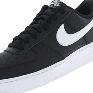 NIKE Men's Low-Top Sneakers Basketball Shoe, Black White, 11