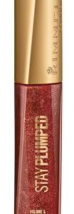 Rimmel Stay Plumped Lip Gloss, 760 Bronze Suga, Pack of 1