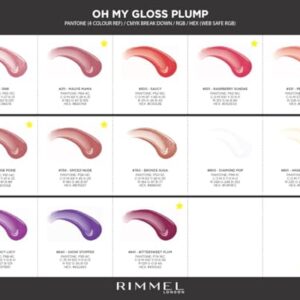 Rimmel Stay Plumped Lip Gloss, 760 Bronze Suga, Pack of 1