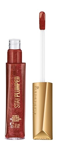 Rimmel Stay Plumped Lip Gloss, 760 Bronze Suga, Pack of 1