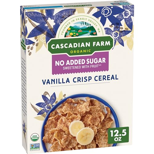 Cascadian Farm Organic Vanilla Crisp Cereal, 12.5 oz