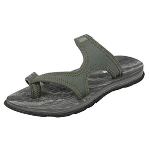 northside women's mabel casual comfort sport sandal, olive/gray, 6