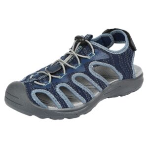 northside women's torrance closed toe sport sandal fisherman, navy, 7