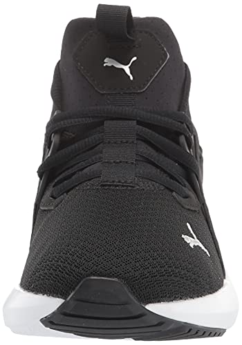 PUMA Women's SOFTRIDE ENZO NXT Sneaker, Puma Black-Metallic Silver, 8.5