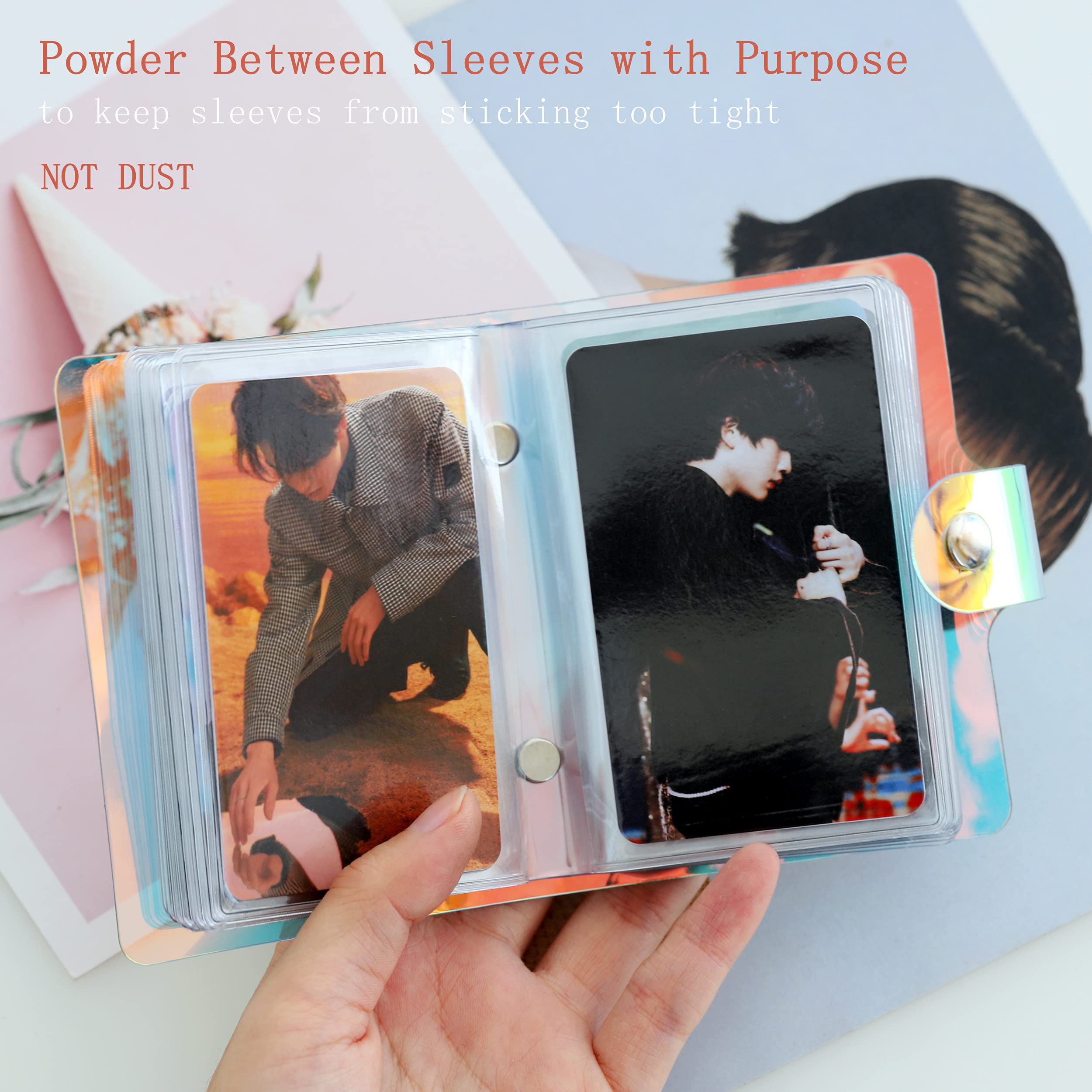 Small Photo Album 2x3 Compatible with Fujifilm Instax Mini Film/Polaroid Film/Kpop Photocard Credit Card Holder for Women Girl Birthday Gift (36 Pockets)