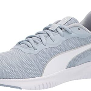 Puma Women's Flyer Flex Running Shoe, Blue Fog-Metallic Silver, 6.5