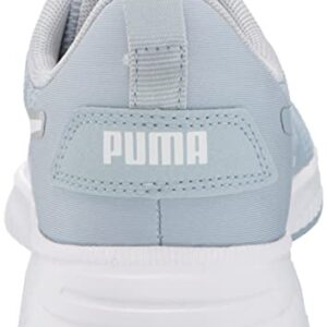 Puma Women's Flyer Flex Running Shoe, Blue Fog-Metallic Silver, 6.5