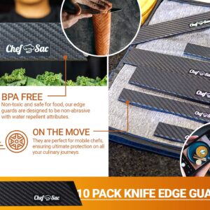 Chef Sac Chef Knife Roll Bag with 10-Pack Knife Guards Included