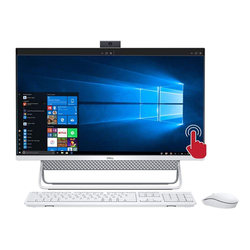 Dell Inspiron 7000 7700 AIO, 27-inch FHD Infinity Touch All in One Desktop, Intel Core i7-1165G7, 16GB RAM, 1TB HDD + 512GB SSD, GeForce MX330, Pop-up Webcam, Windows 10 Home - Silver (Latest Model)