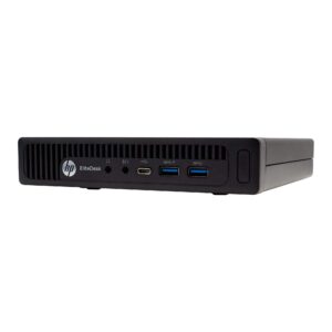 HP EliteDesk 800 G2 Desktop Mini Business Computer PC, Intel i5-6500T, 8GB RAM, 256GB SSD, Windows 10 Pro, New 23.6-inch FHD V7 LED Monitor, Wireless Keyboard & Mouse, 16GB Flash Drive, WiFi (Renewed)