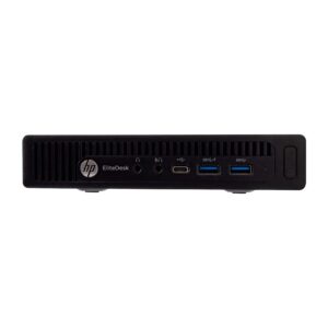 HP EliteDesk 800 G2 Desktop Mini Business Computer PC, Intel i5-6500T, 8GB RAM, 256GB SSD, Windows 10 Pro, New 23.6-inch FHD V7 LED Monitor, Wireless Keyboard & Mouse, 16GB Flash Drive, WiFi (Renewed)