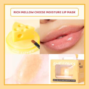 2PCS Cheese Design Cute Makeup PH Lip Balm&Lip mask, Color Changing Lipstick, Light Pink Lipstick, Magic Lipstick with Lip Brush, Pink Lip Balm Lip Gloss for Girls Pink Lips(#2)