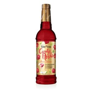 Jordan's Skinny Mixes Sugar Free Candy Apple Syrup - 0 Calories 0 Sugar 0 Carbs - Gluten Free, Keto Friendly, Made in the USA