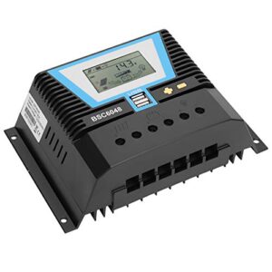 walfront bsc6048 solar controller 12v/24v/36v/48v 60a multifunctional solar controller panel for variety batteries