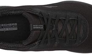 Skechers Women's GO Walk Stability-Magnificent Sneaker, Black, 11