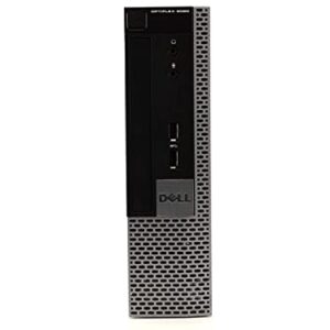 Dell Optiplex 9020 Ultra Small Business PC Desktop Computer, Intel Core i5, 8GB RAM, 500GB HDD, Windows 10 Pro, New 23.6 FHD LED Monitor, 16GB Flash Drive, Wireless Keyboard & Mouse, WiFi (Renewed)