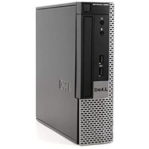 Dell Optiplex 9020 Ultra Small Business PC Desktop Computer, Intel Core i5, 8GB RAM, 500GB HDD, Windows 10 Pro, New 23.6 FHD LED Monitor, 16GB Flash Drive, Wireless Keyboard & Mouse, WiFi (Renewed)