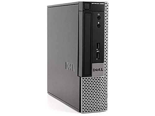 Dell Optiplex 9020 Ultra Small Business PC Desktop Computer, Intel Core i5, 8GB RAM, 500GB HDD, Windows 10 Pro, New 23.6 FHD LED Monitor, 16GB Flash Drive, Wireless Keyboard & Mouse, WiFi (Renewed)