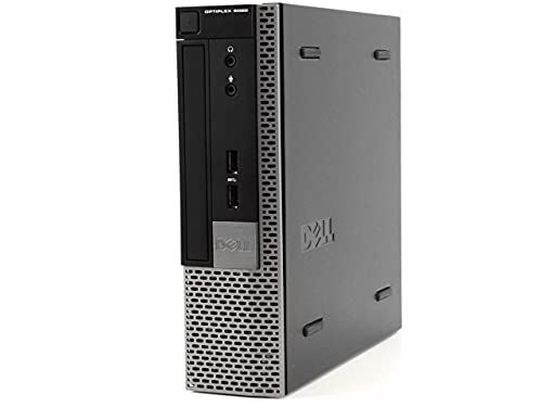 Dell Optiplex 9020 Ultra Small Business PC Desktop Computer, Intel Core i5, 8GB RAM, 500GB HDD, Windows 10 Pro, New 23.6 FHD LED Monitor, 16GB Flash Drive, Wireless Keyboard & Mouse, WiFi (Renewed)