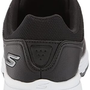 Skechers Women's Go Jasmine Spiked Waterproof Golf Shoe, Black, 8.5