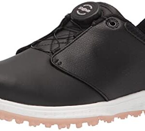 Skechers Women's Go Elite 3 Twist Golf Shoe, Black, 9