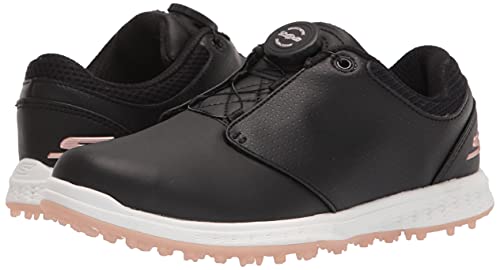 Skechers Women's Go Elite 3 Twist Golf Shoe, Black, 9