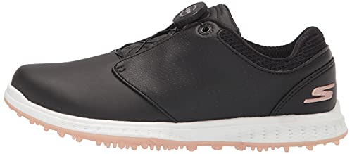 Skechers Women's Go Elite 3 Twist Golf Shoe, Black, 9