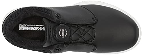 Skechers Women's Go Elite 3 Twist Golf Shoe, Black, 9