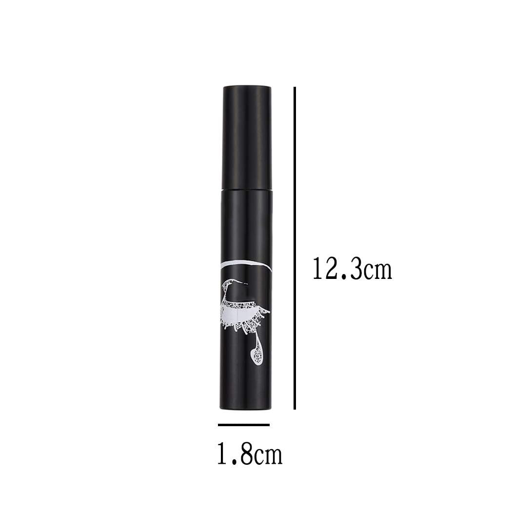 Eyret Waterproof Long-lasting Colorful Mascara Silver Smudgeproof Fast Dry Eye Lashes Curling Lengthening Thick Eyelashes Paste Beauty Makeup for Women and Girls (2#)