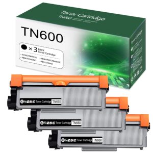 toner cartridge replacement for brother tn660 tn-660 tn630 tn-630 high yield used for mfc-l2700dw mfc-l2720dw; hl-l2305w hl-l2300d hl-l2340dw hl-l2380dw; dcp-l2540dw series printer- 3 pack