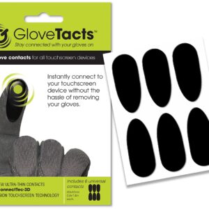 GloveTacts Ultra Thin Conductive Touch Screen Stickers for Gloves: The Easiest Way to Make Gloves Touch Compatible