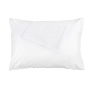 toddler pillow with pillowcase - 13x18 organic cotton baby pillows - soft little pillows for boys & girls, 2-8 years old children, kids bedding set, perfect for baby crib, daycare, car trips