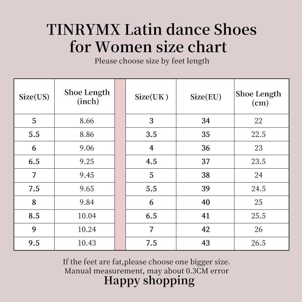 TINRYMX Womens Latin Dance Boots Open Toe Ankle Ballroom Professional Party Salsa Dance Shoes,US 7